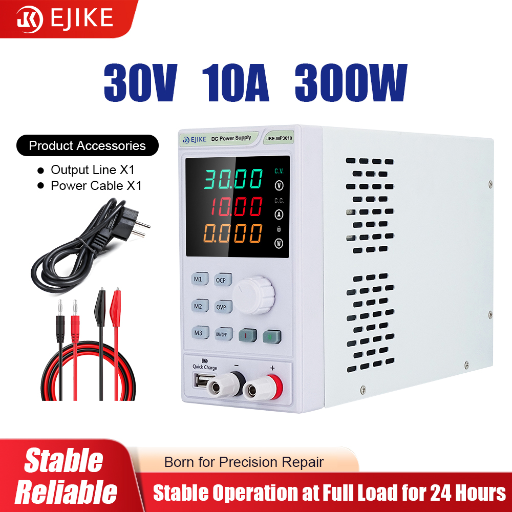 EJIKE DC Power Supply 300W Pro - Programmable Dc Power Supply 60V 10A 评论和价格